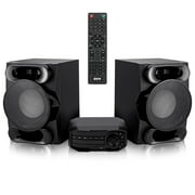LyxJam Bluetooth Stereo System for Home W/CD Player, MP3, USB, Bass Reflex Speaker & Remote Control