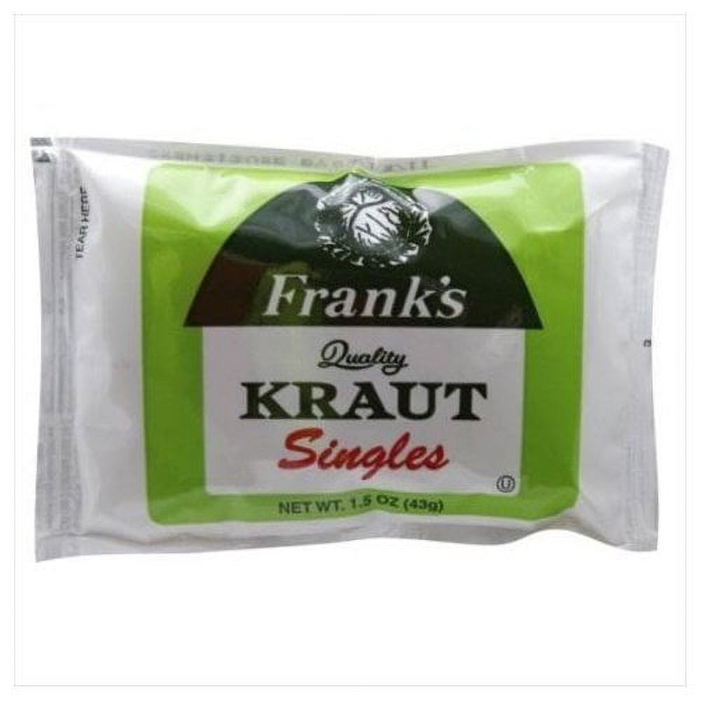 Frank's Sauerkraut Singles, 1.5 Ounce (18 Pack)