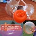 thumbnail image 3 of Balloon Toy Water Filled Outdoor Bubble Ball Inflatable Blow Up Children Balloon Toy, Orange, Mini, 3 of 7