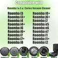 thumbnail image 6 of Bibemorol Replacement Parts for iRobot Roomba i3/i3+, i7/i7+, i8/i8+, E5, J Series - 2 Rollers, 8 Filters, 8 Brushes, 6 of 8