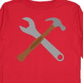 thumbnail image 4 of Inktastic Future Carpenter Tools Hammer Wrench Boys Long Sleeve Toddler T-Shirt, 4 of 5