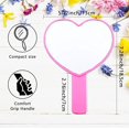 thumbnail image 4 of Annhua Espejo de mano dental Pequeños espejos de mano con mango Rojo, Espejo en forma de diente Espejo de cara de maquillaje de mano para salón|Clínica dental|Peluquería|Peluquería Zhivalor  YZY470-2, 4 of 7