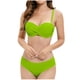 thumbnail image 2 of Traje de baño para mujer, bikini de tirantes sin espalda de color liso para mujer, trajes de baño para mujer, conjuntos de bikini para mujer, trajes de baño de bikini para mujer, 2 of 8