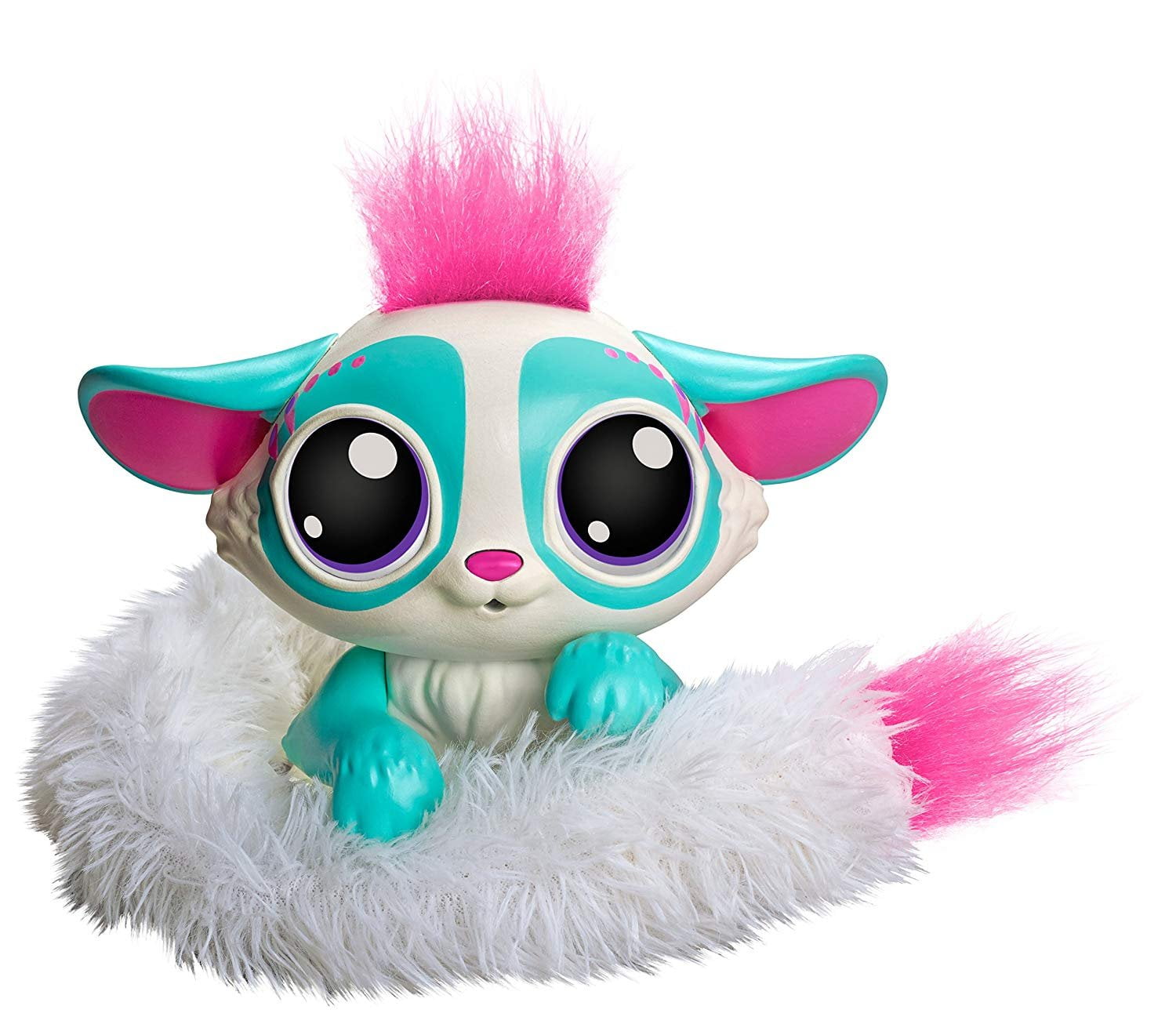 Lil' Gleemerz Interactive Doll with LED LightUp Rainbow Tail, Furry