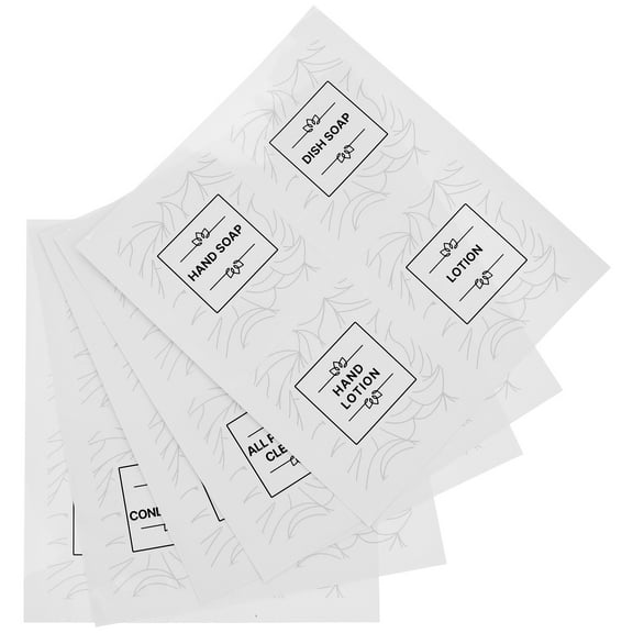 FRCOLOR Label Sticker Bathroom Shampoo Bottle Labels Stickers Tag Baby