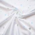 thumbnail image 4 of American Baby Company 2 Pack 100% Natural Cotton Fitted Crib Sheets 52" x 28" - Soft, Breathable, Hypoallergenic & Gentle Toddler Bed Sheets, Blue Stars/Zigzag, Neutral for Boys & Girls, 4 of 4