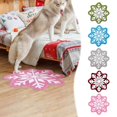 thumbnail image 6 of Byujiro Christmas Door Mat Snowflakes Rug Winter Snowflake Doormat Snowflake Welcome Mat Cute Christmas Decorative Non-Slip Washable Door Mats for Indoor Outdoor Entrance Home Bathroom, 6 of 6