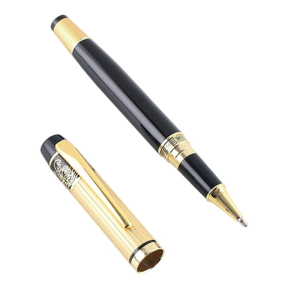 Metal Fountain Pen with Piston Filled Inks Cartridge Metal Tip Smooth Writing