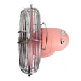 thumbnail image 3 of Good Housekeeping Oscillating Desk Fan 3-Speed Silver/Salmon (92610), 3 of 3