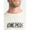 thumbnail image 4 of One Piece Men's and Big Men's Jolly Rogers Straw Hat Crew Graphic Tee, Sizes S-3XL, 4 of 5