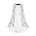 thumbnail image 1 of SUNSIOM Halloween Spider Web Cape Kids Halloween Party Role Play Spiderweb Cosplay Cloak, 1 of 7