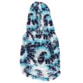 thumbnail image 2 of Justice Pet Polyester Spiral Tie Dye Sherpa Hoodie, Blue/Multi, XL, 2 of 6