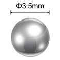 thumbnail image 2 of Unique Bargains Billes de Roulement en Acier Inoxydable 201 3,5mm G200 Précision Lot de 200, 2 of 5