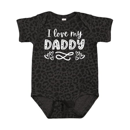 

Inktastic I Love My Daddy with Hearts Gift Baby Boy or Baby Girl Bodysuit