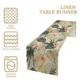 thumbnail image 4 of Camino de mesa tropical con hojas 33x91 cm estilo boho moderw, 4 of 6