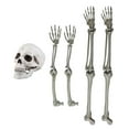 thumbnail image 3 of Halloween Skeleton Prop Human Full Size Skull Hand Garden Model Decor, 3 of 5