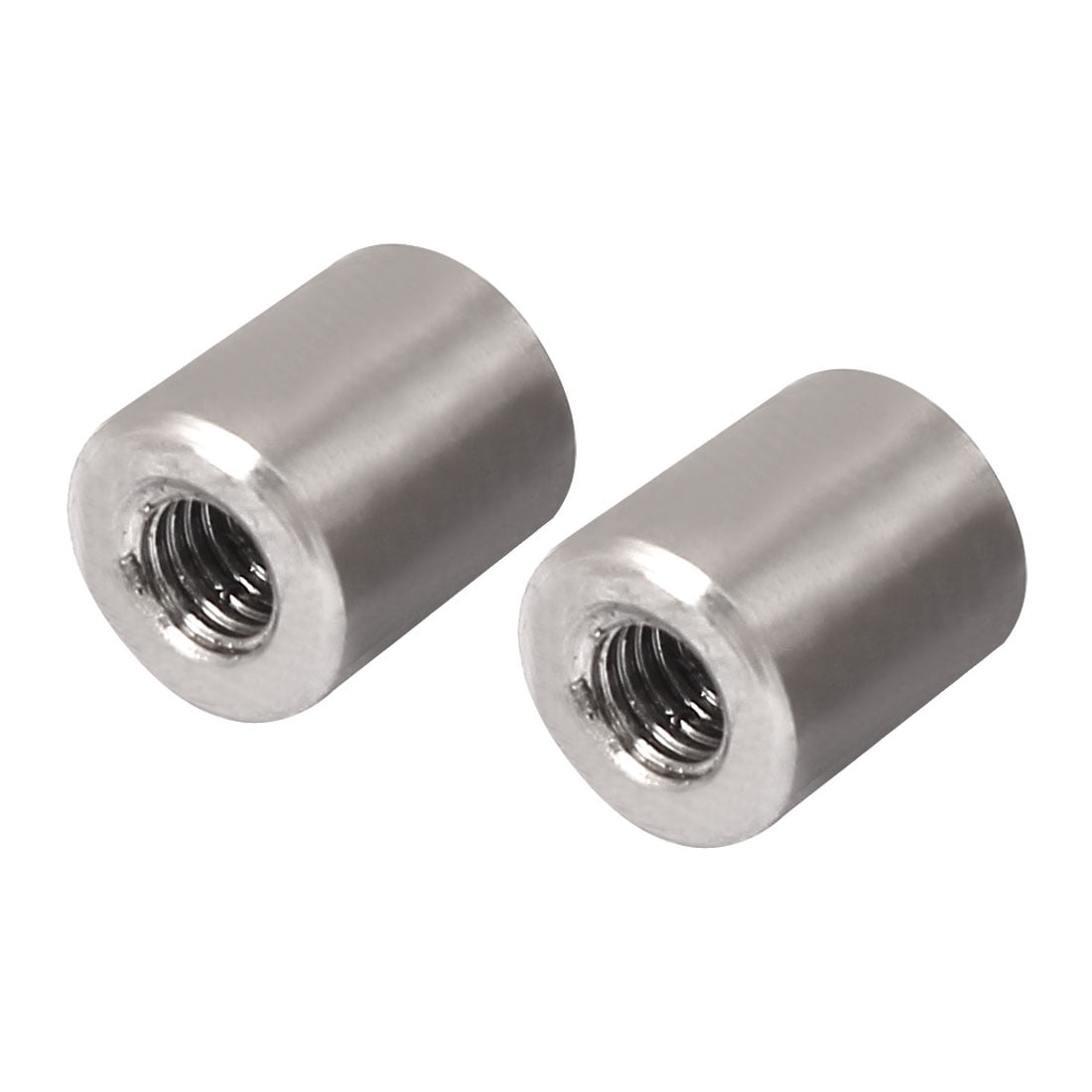 M5x0.8mm 304 Stainless Steel Metric Threaded Round Coupling Connector Nuts 20pcs Walmart Canada