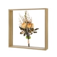 thumbnail image 1 of Marco de Flores Secas Uxcell, Marco de Sombra de Madera de 12 x 12 Pulgadas, Marco de Imagen de Acrílico Doble [Color Madera], 1 of 1