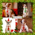 thumbnail image 3 of Visland 2PCS Dog Cat Neck Ties, Fashion Cute Snowman Santa Claus Xmas Tree Pattern Adjustable Neckties Collar Pet Costume Accessory for Puppy Kitten Christmas Party Decoration, 3 of 6