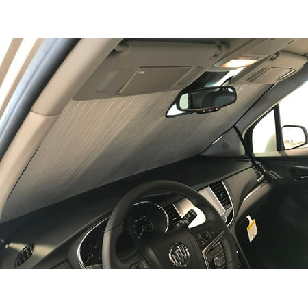 The Original Windshield Sun Shade, Custom-Fit for Buick Encore SUV 2013, 2014, 2015, 2016, 2017, 2018, 2019, Silver (Best Medium Suv 2019)