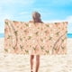 thumbnail image 1 of Toalla de playa, toallas de baño, toalla de playa de microfibra, toalla de baño súper colorida, manta de playa a prueba de arena, toalla multiusos para viajes, piscina, 30 x 60 pulgadas, tienda de cam, 1 of 8