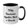 thumbnail image 2 of Nice Insurance adjuster Two Tone 11oz Mug, This, Gifts For Coworkers, Present From Team Leader, Cup For Insurance adjuster, Insurance adjuster birthday present, Gift ideas for insurance adjusters,, 2 of 5