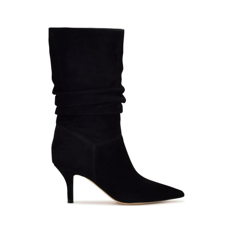 Yuu womens tasha dress wedge heel zip boots top