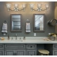 thumbnail image 4 of Birone 3-Light Bathroom Vanity Light in Polished Nickel, 4 of 4