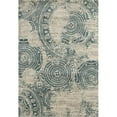 thumbnail image 1 of 24026 Tapis d'Art 7 x 9 Pi. Collection Milan Pièces de Monnaie Tapis Tissé, Bleu, 1 of 1