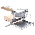 thumbnail image 2 of Miumaeov Manual Meat Vegetable Medicine Bones Cutter Blade Frozen Meat Slicer 0-12mm, 2 of 10