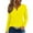 Yellow, variant on yunLCZ Women Shirts Womens Summer Tops Fashion 2025 V Neck Print Shirts Casual Button Down Long Sleeve Blouses Women's Short Sleeve Shirts Beige L