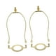 thumbnail image 4 of 2x Pantalla de lámpara Arpa Soporte de pantalla de lámpara Accesorios de soporte de lámpara Lámpara E26 desmontable Oro, 4 of 9