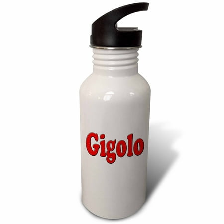 

3dRose Gigolo. Popular saying Sports Water Bottle 21oz