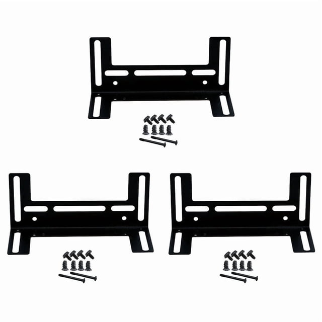 3 Pcs Module de RAM 120mm Support de Radiateur de Pompe de Refroidissement Support de Réservoir de Drainage Noir