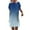 Blue, variant on Cathalem Women's 2024 Summer Casual Beach Dresses Short Puff Sleeve Side Split Smocked Back Casual Solid Dress for Summer,Blue XL