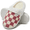 Pink white, variant on Ecetana Women's Fuzzy Faux Fur Slippers Memory Foam Warm Winter House Shoes Non Slip Slippers