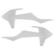 Acerbis White Plastic Radiator Shrouds/Scoops (2421080002)