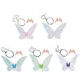 thumbnail image 4 of Qarigey Disfraz de hada elfo para Halloween, disfraz de ala de Ángel brillante, recuerdo de fiesta, pendientes de de flores, accesorios de Disfraces de disfraces Blanco 60*48cm Qarigey AP013010-02, 4 of 6