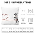 thumbnail image 5 of BANET My Heart Beats for You Pillowcases- Gifts for,for Him Gifts for Boyfriend,,Valentine’s Day Anniversary,for Him and Her, Doctor Gifts,His and Hers Gifts,Fiance Gifts White, 5 of 5