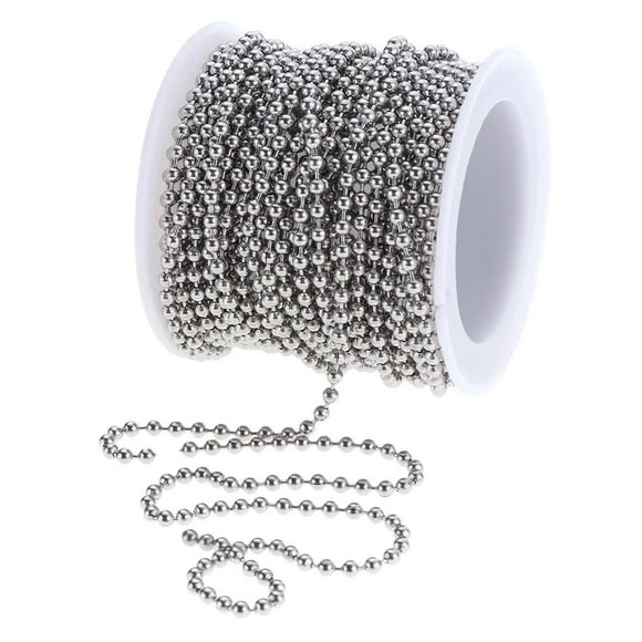 12 Meter/13yd Stainless Steel Ball Bead Chain DIY Beading Kunst und Skulpturen Making