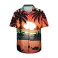 thumbnail image 2 of POTETI Shirts for Men Hawaiian Beach Casual Short Sleeve Tropical Button up Shirts Tops, 2 of 4
