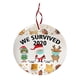 thumbnail image 2 of XWSHYW Adornos Colgantes Pieza de Adornos Navideños 2020, Adorno Colgante para Árbol de Recuerdo con Máscara de Papá Noel, 2 of 3