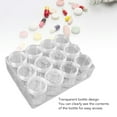 thumbnail image 3 of Petite Boîte Séparée pour Médicaments, 12 Grilles Corps de Bouteille Transparent Spirale Ronde Organisateur de Médicaments Double Conception Ronde Récipient de Médicaments, 3 of 8
