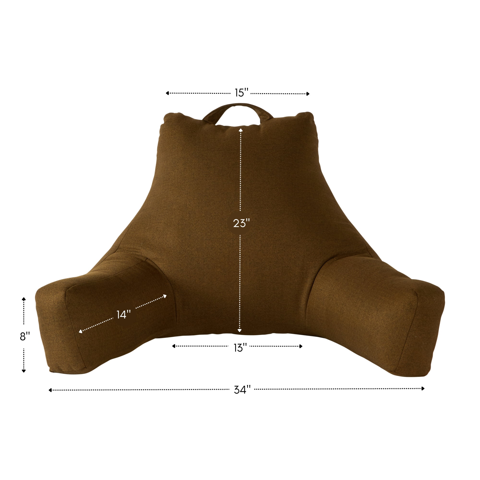 Jumbo Moss Polyester Bed Rest Pillow