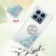 thumbnail image 3 of Funda para Xiaomi 14T 5G con Brillo Líquido Flotante, Purpurina, Parachoques y Anillo Giratorio Soporte, 3 of 5