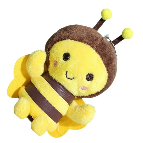 LOLIPPYY Cute Bee Keychain Soft Bee Keyring Teenagers present Outdoor Activities 1Pcs