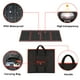 thumbnail image 5 of DOKIO Kit de panel solar portátil de 160 W 18 V (SOLO 9 lb) Cargador solar plegable con 2 salidas USB para baterías de 12 V/estación de energía AGM LiFePo4 RV Camping Remolque Coche Marino..., 5 of 5