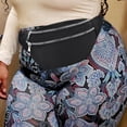 thumbnail image 4 of Sports running waist bag, men's and women's fashion mobile phone bag-black, 4 of 5
