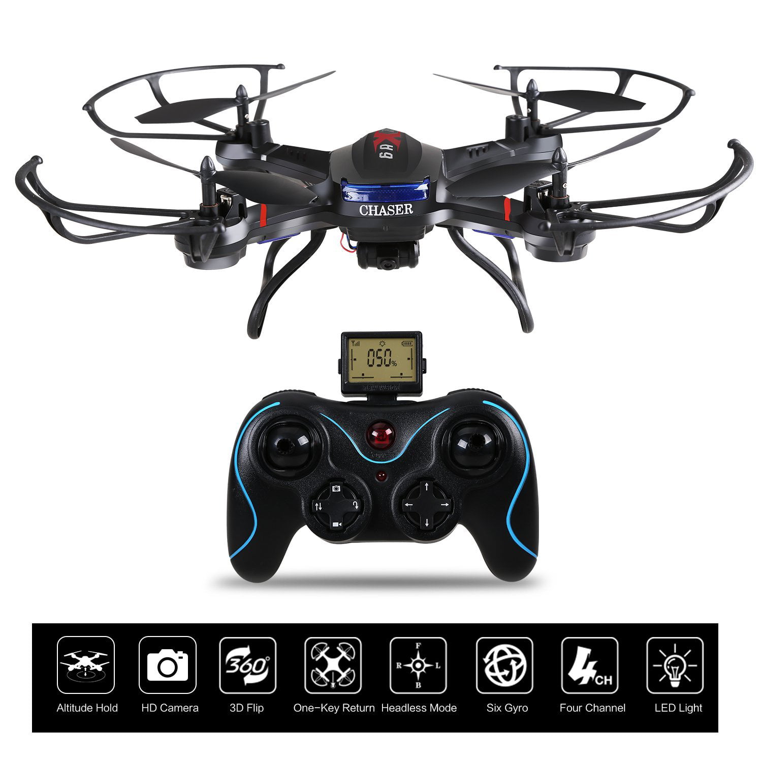 holy stone chaser rc drones with hd camera