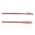 thumbnail image 4 of Black Box Slim-Net - Patch cable - RJ-45 (M) to RJ-45 (M) - 7 ft - UTP - CAT 6 - booted, molded, stranded - red, 4 of 4